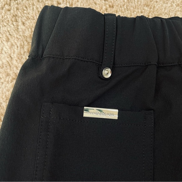 Maniere De Voir Black High-Rise Women’s Cargo Nylon Blend Utility Pants Size 6 - Picture 7 of 15